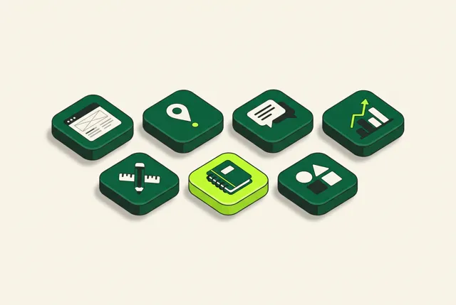 Seven NayaDaur Digital service icons